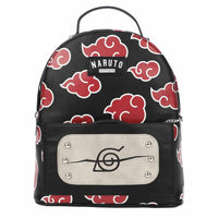 Bioworld NARUTO SHIPPUDEN CLOUD MINI BACKPACK & SHARINGAN COIN PURSE