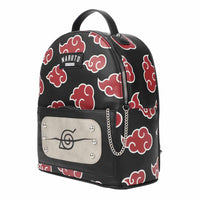 Bioworld NARUTO SHIPPUDEN CLOUD MINI BACKPACK & SHARINGAN COIN PURSE