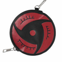 Bioworld NARUTO SHIPPUDEN CLOUD MINI BACKPACK & SHARINGAN COIN PURSE