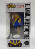 Funko Pop! Marvel: Lucha Libre Edition El Animal Indestructible #711 Signed by Steve Blum JSA Certified