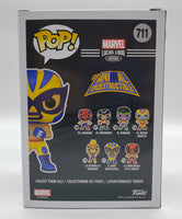 Funko Pop! Marvel: Lucha Libre Edition El Animal Indestructible #711 Signed by Steve Blum JSA Certified
