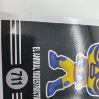 Funko Pop! Marvel: Lucha Libre Edition El Animal Indestructible #711 Signed by Steve Blum JSA Certified