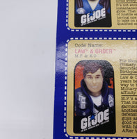 Hasbro G.I. Joe The Real American Hero Collection Special Edition Dusty and Law & Order Figure Set