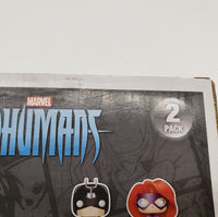 Funko Pop! Marvel: Inhumans 2018 SDCC PX Previews Exclusive Black Bolt & Lockjaw 2-Pack