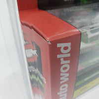 Auto World Silver Screen Machines 1:64 Scale 2013 Ghostbusters Ecto-1A (Slimed) Electric Slot Racer Vehicle Set DCA Graded 8.5