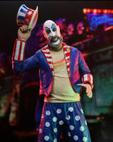 NECA House of 1000 Corpses
7″ Scale Action Figure – Captain Spaulding (Tailcoat) 20th Anniversary Figure