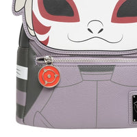 Loungefly Naruto: Shippuden Pop! Kakashi Hatake Anbu Mask Mini-Backpack - Entertainment Earth Exclusive