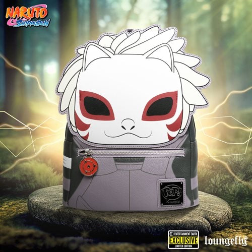kakashi mini backpack Naruto: Shippuden Pop! by Loungefly Kakashi Hatake Anbu Mask Mini-Backpack