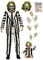 NECA BEETLEJUICE BEETLEJUICE - ULTIMATE STRIPED SUIT BEETLEJUICE 7" SCALE ACTION FIGURE