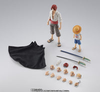 Bandai One Piece S.H.Figuarts Shanks and Monkey D. Luffy (Childhood) Action Figure
