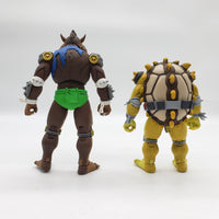 NECA Teenage Mutant Ninja Turtles Tokka and Rahzar 2-Pack Figure Set