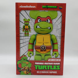 Medicom Toy Bearbrick Nickelodeon: Teenage Mutant Ninja Turtles Raphael 100% and 400%