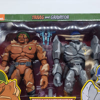 NECA Teenage Mutant Ninja Turtles Traag and Granitor Action Figure 2-Pack