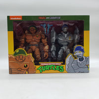 NECA Teenage Mutant Ninja Turtles Traag and Granitor Action Figure 2-Pack