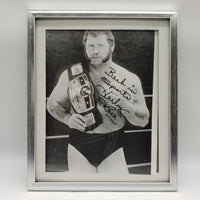 WLW Harley Race Printed Framed Photograph Signed (No COA)