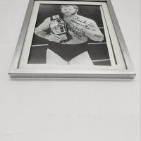 WLW Harley Race Printed Framed Photograph Signed (No COA)