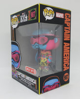 Funko Pop! Marvel Studios: The Falcon and The Winter Soldier Target Exclusive Captain America (Black Light) #987