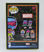 Funko Pop! Marvel Studios: The Falcon and The Winter Soldier Target Exclusive Captain America (Black Light) #987
