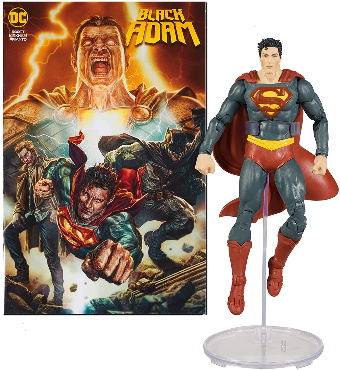 McFarlane Toys Black Adam Superman Page Punchers 7-Inch