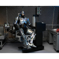 NECA RoboCop Ultimate Battle-Damaged RoboCop with Chair 7-Inch Scale Action Figure