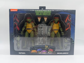 NECA Teenage Mutant Ninja Turtles Raphael and Michelangelo Action Figure 2-Pack