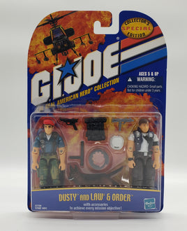 Hasbro G.I. Joe The Real American Hero Collection Special Edition Dusty and Law & Order Figure Set