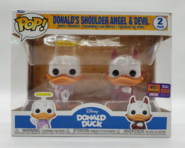 Funko Pop! Disney: Donald Duck 2022 WonderCon Exclusive Donald's Shoulder Angel & Devil 2-Pack