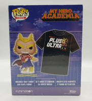 Funko Pop! Tees My Hero Academia All-Might Glow in the Dark Vinyl Figure and T-Shirt Combo (Size-L)