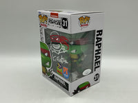 Funko Pop! Comics TMNT 7BAP 140 PCs LE Raphael #31 Signed by Kevin Eastman JSA