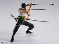 Bandai One Piece S.H.Figuarts Roronoa Zoro (Romance Dawn) Action Figure