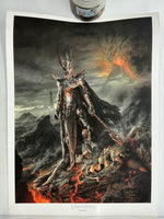 Sideshow Collectibles The Lord of The Rings “Sauron” Variant Edition Fine Art Poster #525/2000