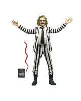 NECA BEETLEJUICE (1988) - BLACK AND WHITE STRIPED SUIT BEETLEJUICE 7" SCALE ACTION FIGURE