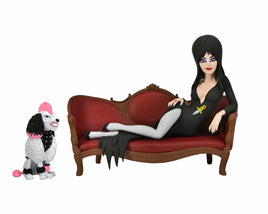 NECA Elvira 6” Scale Action Figure – Toony Terrors Elvira on Couch Boxed Set