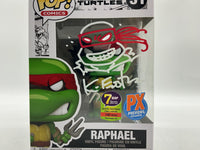 Funko Pop! Comics TMNT 7BAP 140 PCs LE Raphael #31 Signed by Kevin Eastman JSA