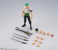 Bandai One Piece S.H.Figuarts Roronoa Zoro (Romance Dawn) Action Figure