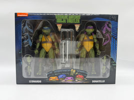 NECA Teenage Mutant Ninja Turtles Leonardo and Donatello Action Figure 2-Pack