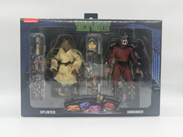 NECA Teenage Mutant Ninja Turtles Splinter and Shredder Action Figure 2-Pack