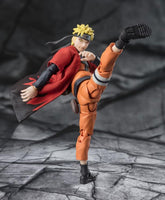 Bandai Naruto: Shippuden S.H.Figuarts Naruto Uzumaki (Sage Mode Savior of Konoha) Exclusive Action Figure