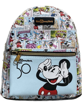 Walt Disney World Exclusive Loungefly 50th Anniversary Mickey Backpack