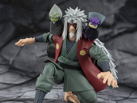 Bandai Naruto: Shippuden S.H.Figuarts Jiraiya -Hidden Leaf Heroic Master Sage- (Sage Mode Set) Action Figure