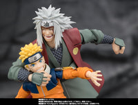 Bandai Naruto: Shippuden S.H.Figuarts Jiraiya -Hidden Leaf Heroic Master Sage- (Sage Mode Set) Action Figure
