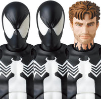 Medicom Marvel Super Heroes Secret Wars MAFEX No.147 Spider-Man (Black Costume Comic Ver.) Action Figure