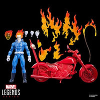 Hasbro Ghost Rider Marvel Legends Series Johnny Blaze 6-Inch Action Figure with Motorcycle