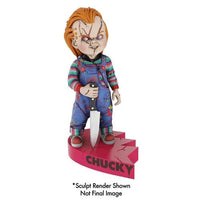 NECA Bride of Chucky Chucky with Heart Connect Base Head Knocker Bobblehead
