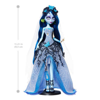 Mattel Monster High Skullector Corpse Bride Collectible Doll, Emily in Gothic Wedding Dress With Veil