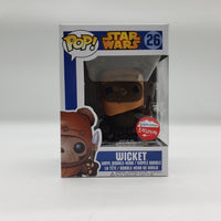 Funko Pop! Star Wars Fugitive Toys Exclusive Wicket (Flocked) #26