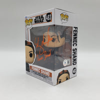 Funko Pop! Star Wars: The Mandalorian Fennec Shand #483 Signed by Ming-Na Wen JSA Certified