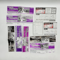 Loose Lot of 151 Transformers Accessories and Manuals