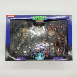 NECA Teenage Mutant Ninja Turtles II The Secret of The Ooze Tokka and Rahzar Action Figure 2-Pack