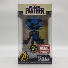 Funko Wobblers Marvel: Avengers Collector Corps Exclusive Black Panther Bobble-Head (Chase)
